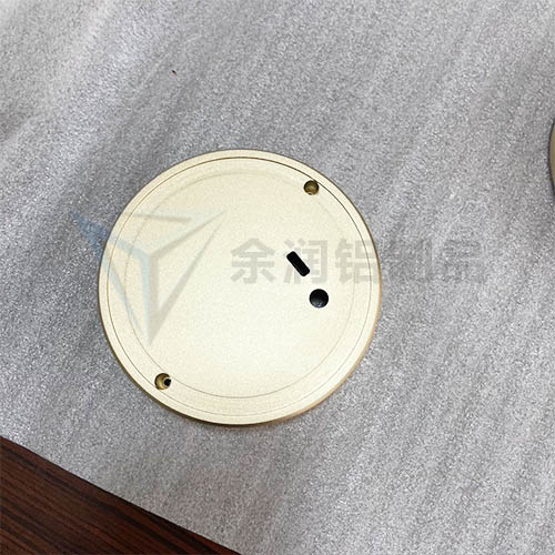 鋁外殼噴砂金色陽*氧化